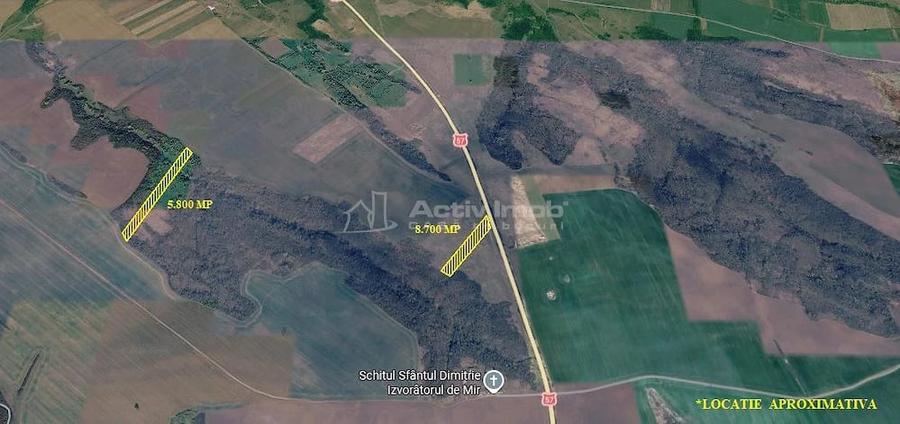 Teren de 14500 mp, în Nicolinț