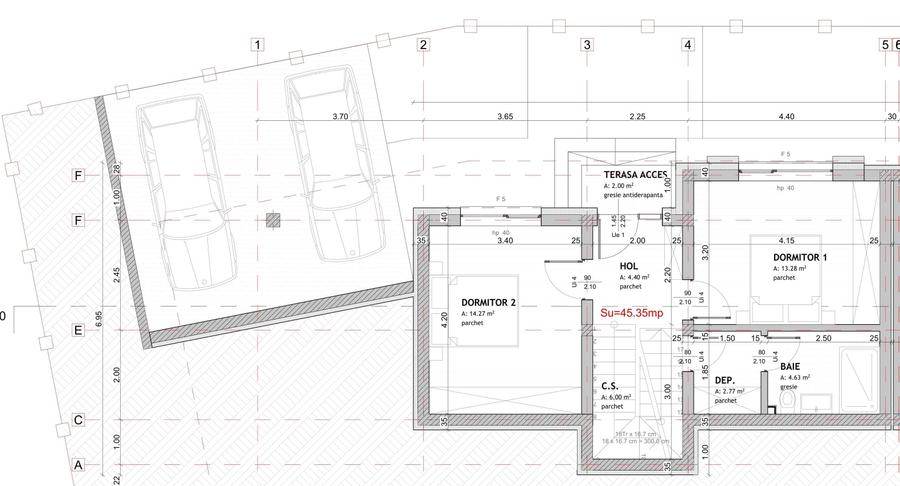 Duplex cu 4 camere cu Teren 280 Mp în Florești