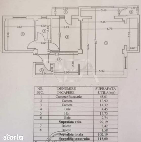 Apartament cu 4 camere, mobilat în Ghencea