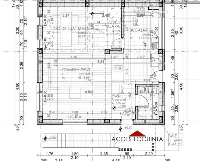 Duplex cu 4 camere cu Canalizare în Iris