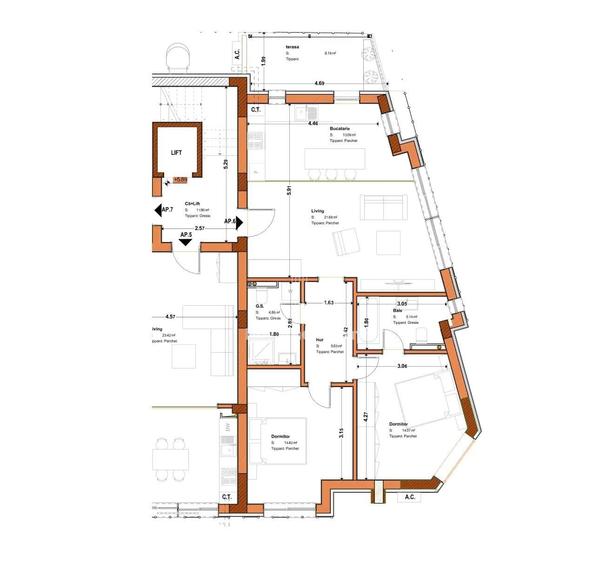 3 camere Tineretului | Penthouse | Parcare | Comision 0 | Metrou | Cen - 1