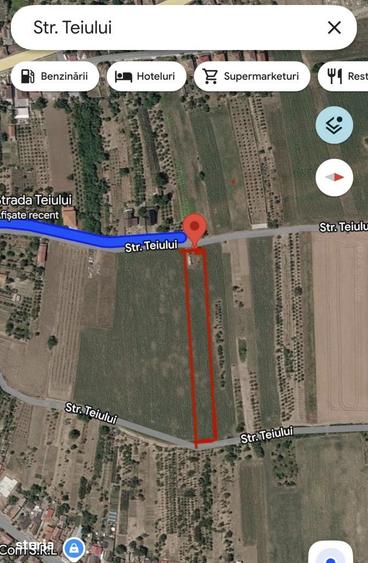 Teren de 3200 mp, în Central