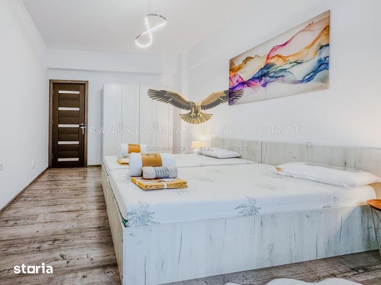 Apartament cu 2 camere semidecomandat, mobilat în Baciu