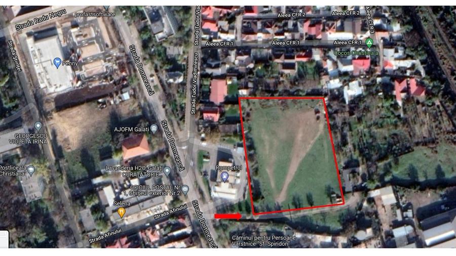 Teren Construcții intravilan de 9588 mp, în Central
