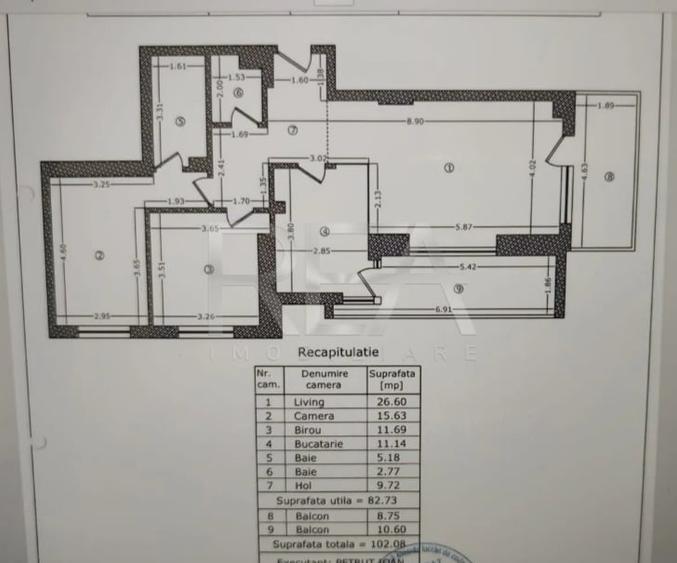 Apartament cu 3 camere decomandat, mobilat în Colentina