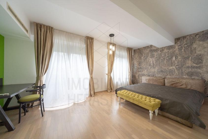 Apartament cu 6 camere decomandat, mobilat în Herăstrău