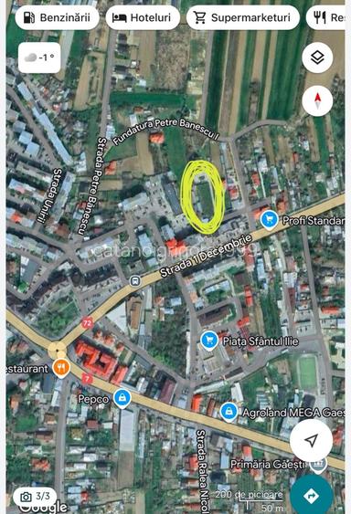 Vand teren Gaesti in centru
