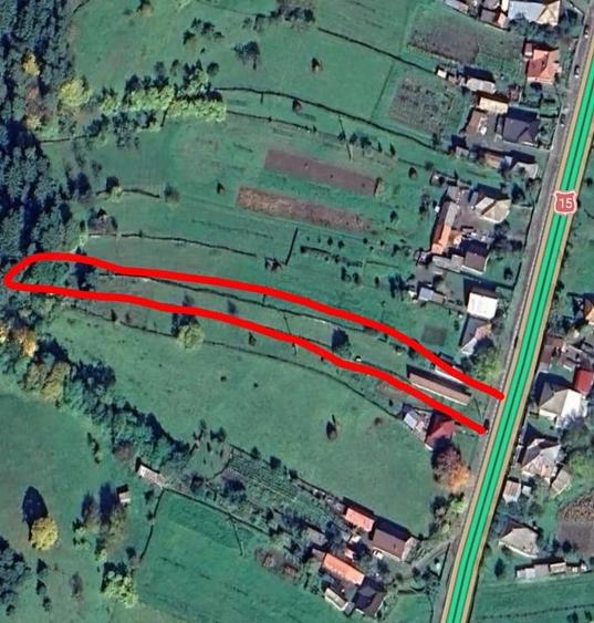 Teren de 1800 mp, în Grințieș