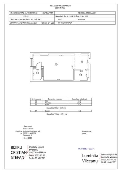 Apartament decomandat în Nord