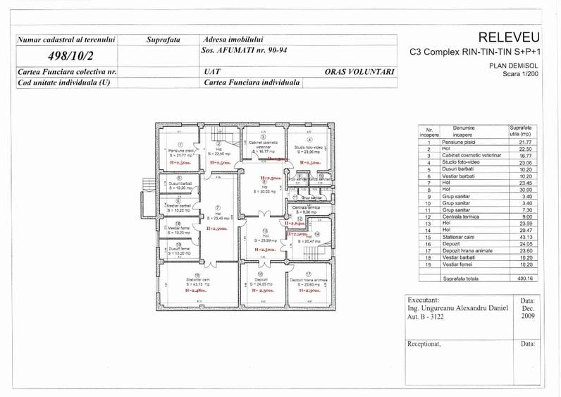 Spațiu comercial, de 1,316 mp, în Ultracentral