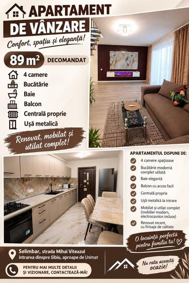 Casă cu 3 camere decomandat în Șelimbăr