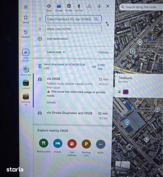 Teren de 2800 mp, în Osoi