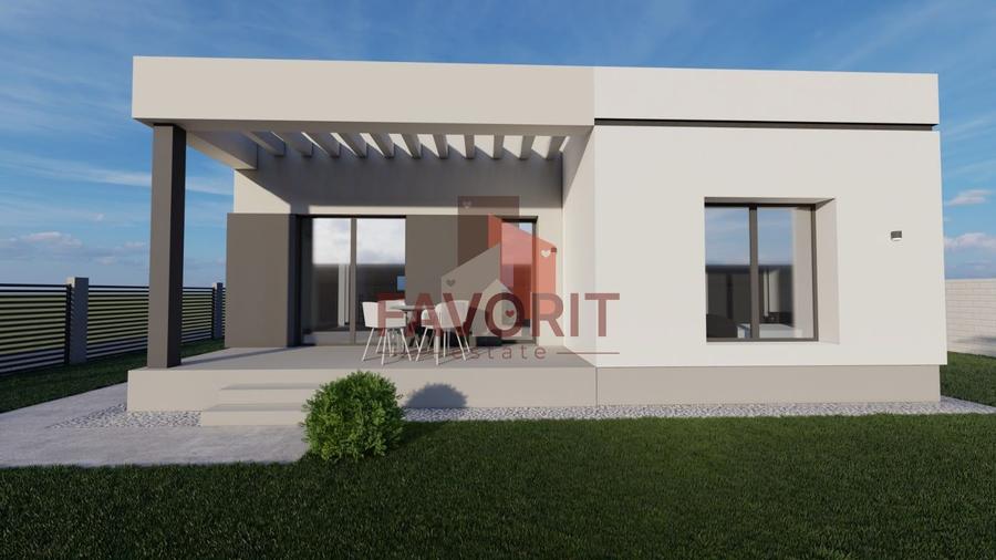 Casă individuală cu 3 camere cu Canalizare în Sânmihaiu Român