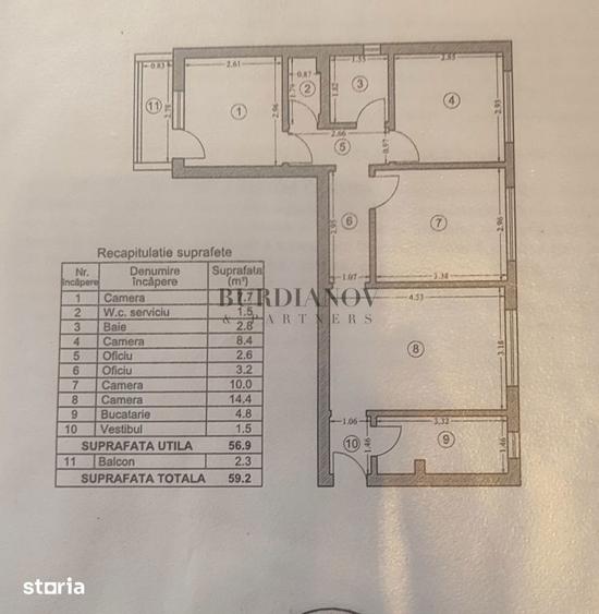 Apartament cu 4 camere semidecomandat, mobilat în Drumul Taberei
