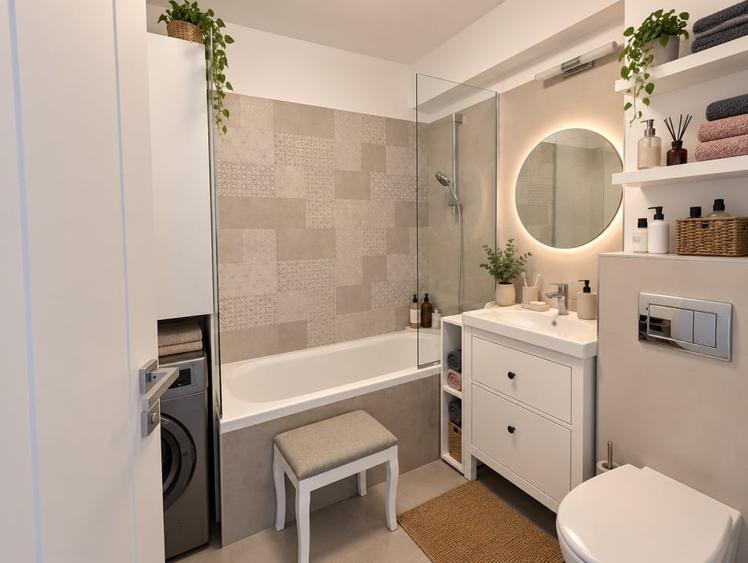 Apartament cu 3 camere decomandat, mobilat în Borhanci