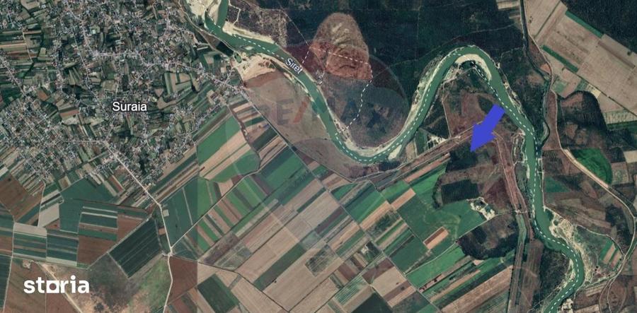 Teren de 80000 mp, în Suraia