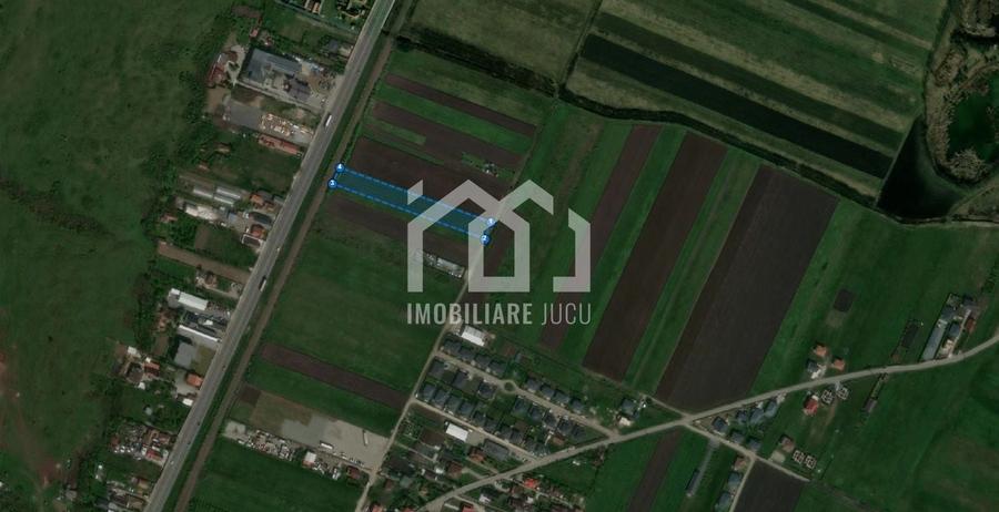 Teren Construcții intravilan de 4227 mp, în Jucu de Mijloc