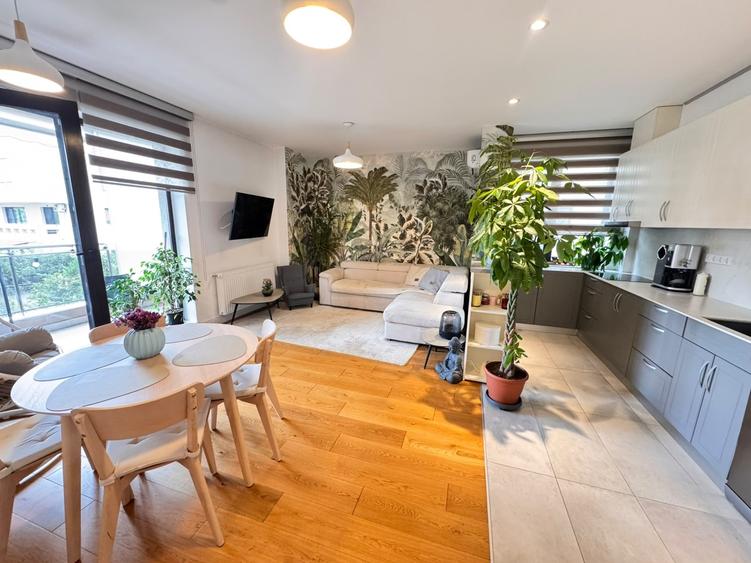 Apartament cu 3 camere, mobilat în Pipera