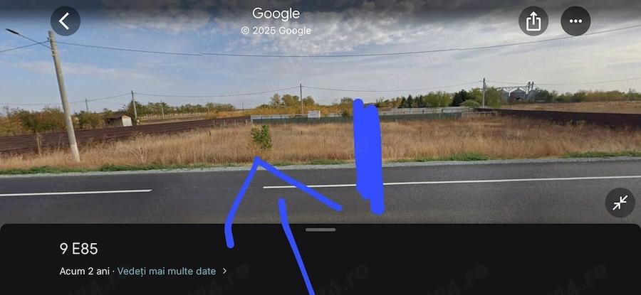 Teren de 1000 mp, în Ciocârlia
