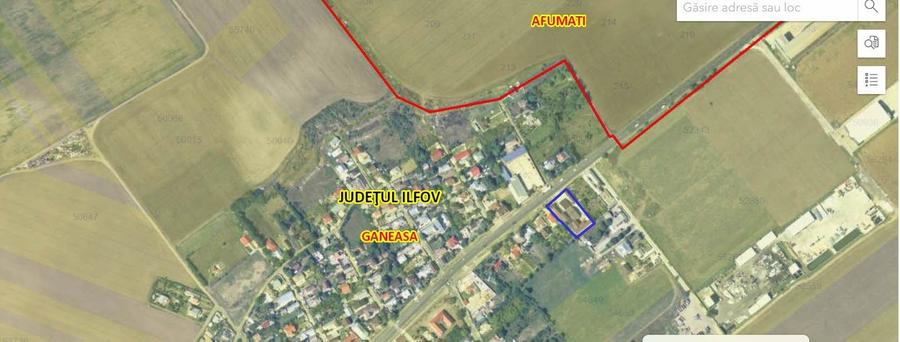 Teren Construcții intravilan de 2300 mp, în Afumați