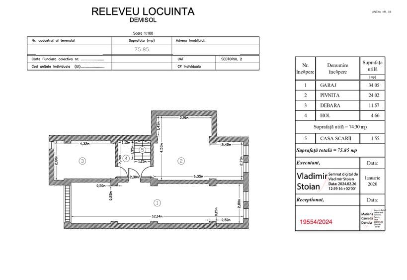 Casă individuală cu 4 camere cu Teren 200 Mp în Lacul Tei
