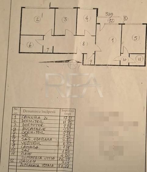 Apartament cu 4 camere decomandat, mobilat în Crângași