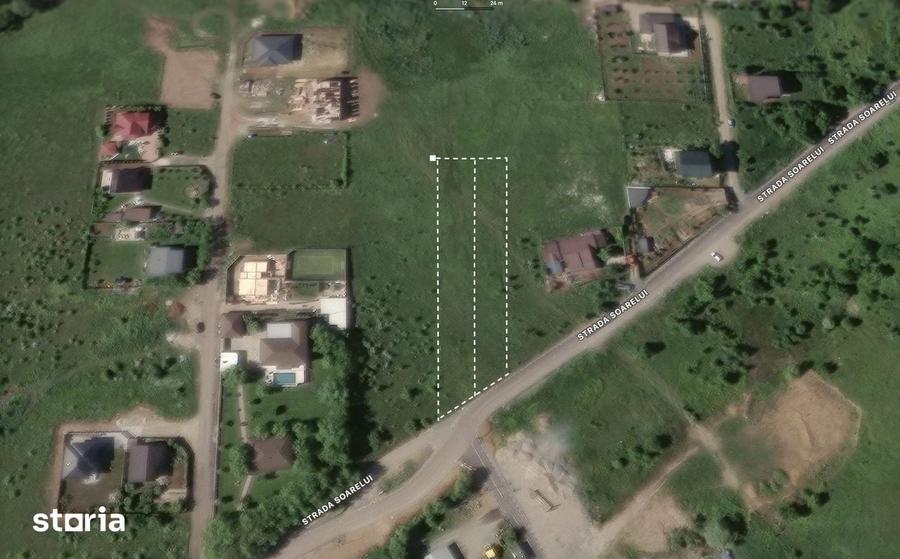Teren intravilan Branesti 600m2, 950m2 sau 1900m2, toate utilitatile - 1