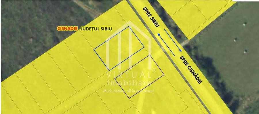 Teren Construcții intravilan de 711 mp, în Arhitecților - Calea Cisnădiei