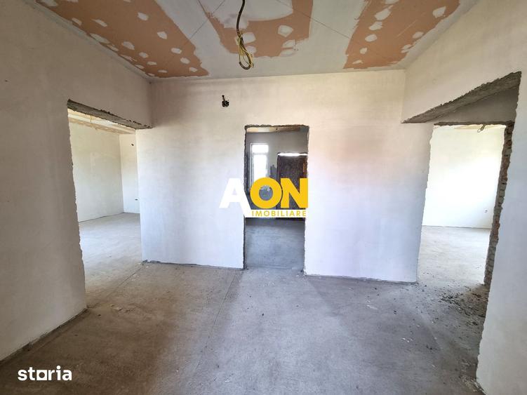 De vanzare casa semifinisata 3 camere, 608mp teren, Recea - 4