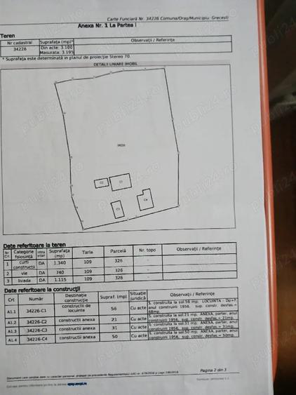 Casă cu Teren 3200 Mp în Grecești