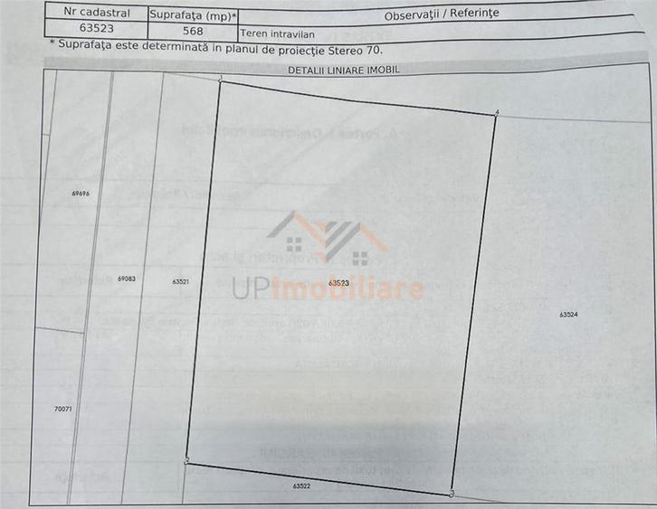 TEREN INTRAVILAN 568 MP | PROIECT CASA | CIHEI SANMAR... - 1