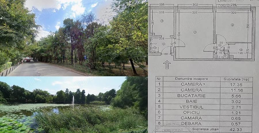 Apartament cu 2 camere semidecomandat în Parcul Circului