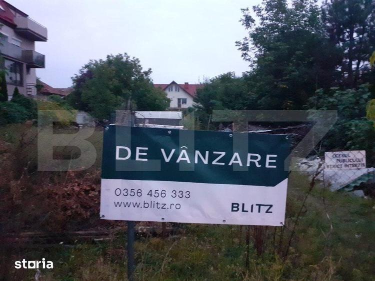 Teren de 772 mp, în Aradului