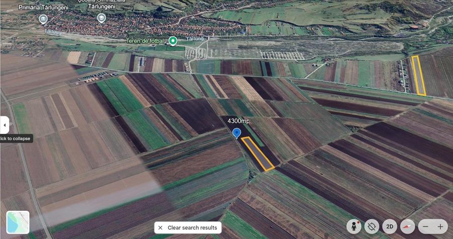 Teren agricol extravilan de 4300 mp, în Tărlungeni