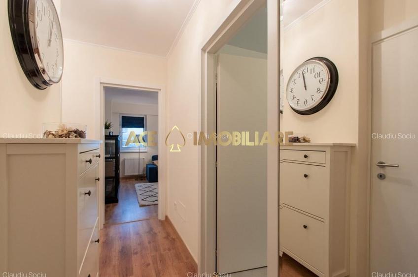 Apartament cu 2 camere semidecomandat, mobilat în Lujerului