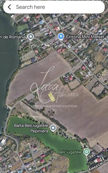 Teren Construcții intravilan de 744 mp, în Belciugatele