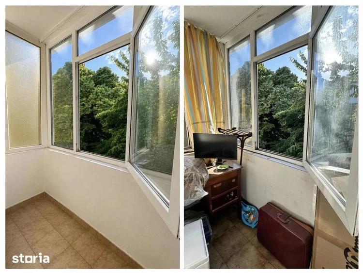 Apartament cu 3 camere semidecomandat în Km 4