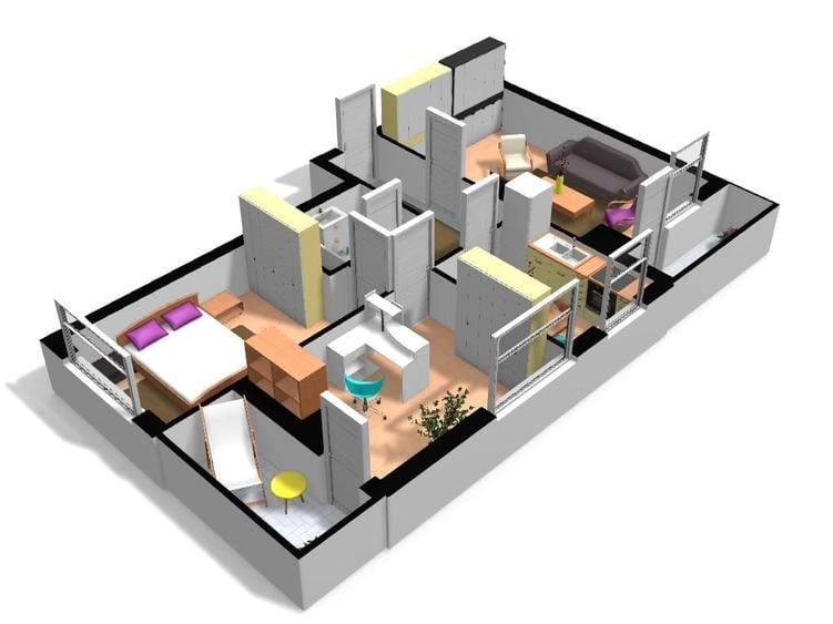 Apartament cu 3 camere decomandat în Nicolina