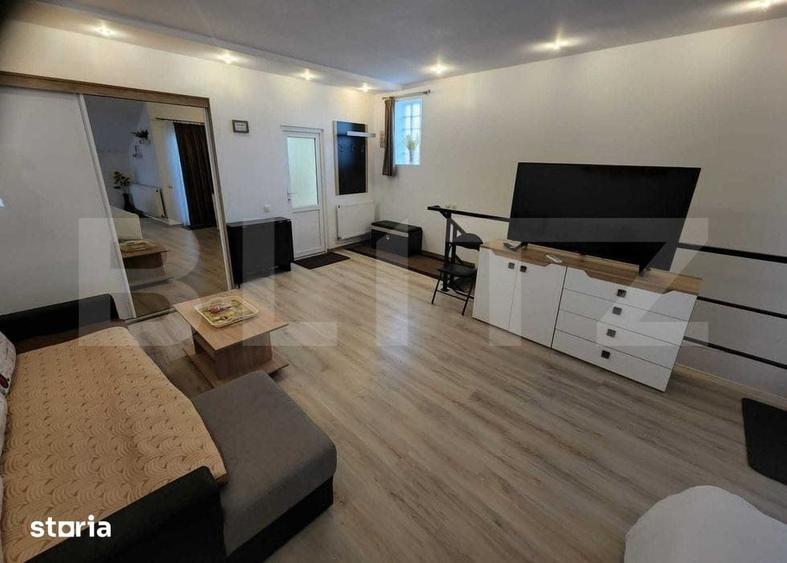 Casă cu 2 camere cu Teren 180 Mp în Central