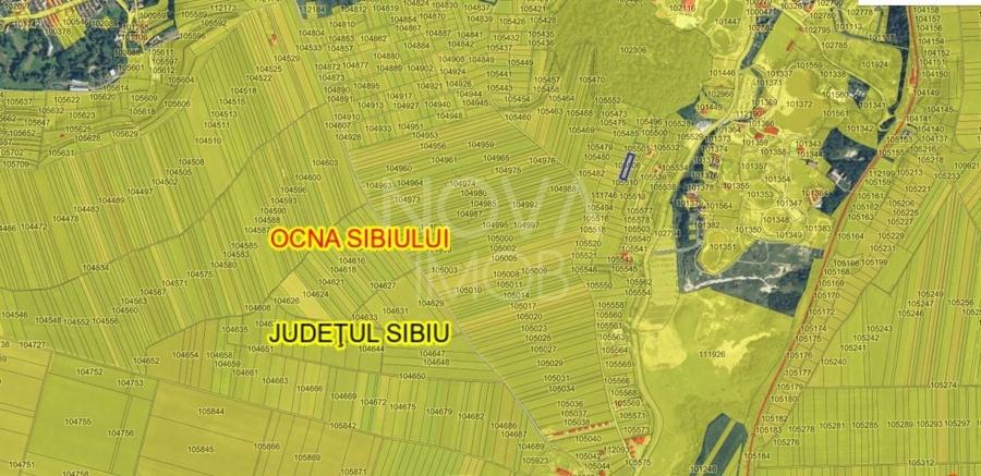 Teren agricol extravilan de 2491 mp, în Vest