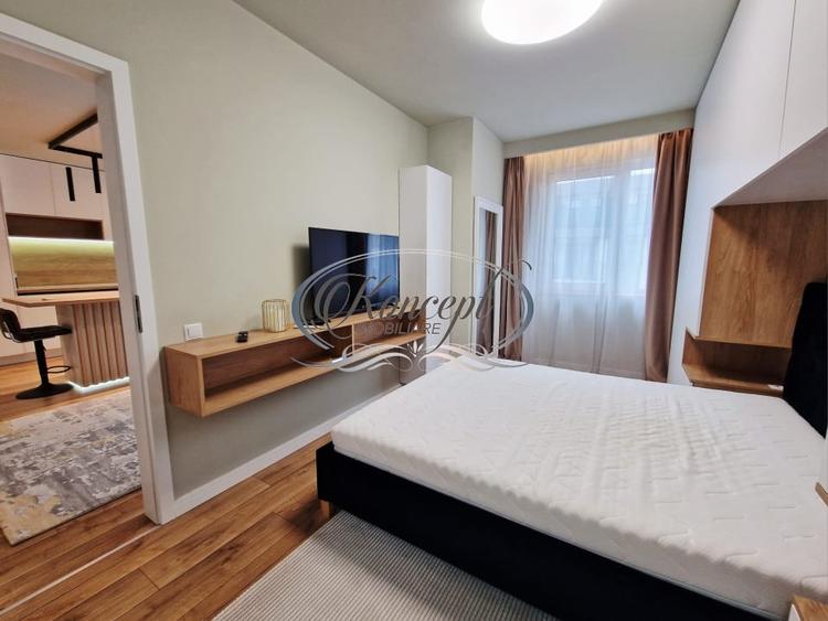 Apartament cu 2 camere semidecomandat, mobilat în Florești