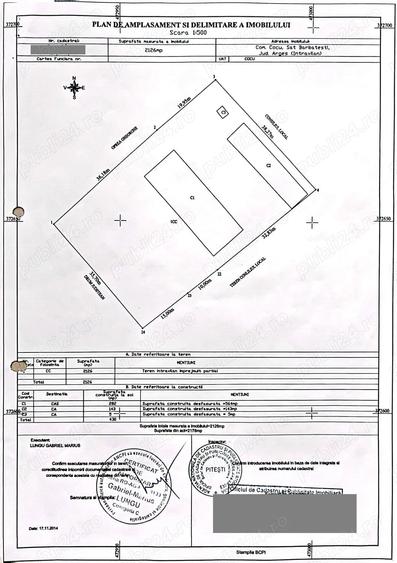 Casă cu Teren 2178 Mp în Cocu
