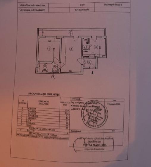 Apartament cu 2 camere semidecomandat în Câmpia Libertății