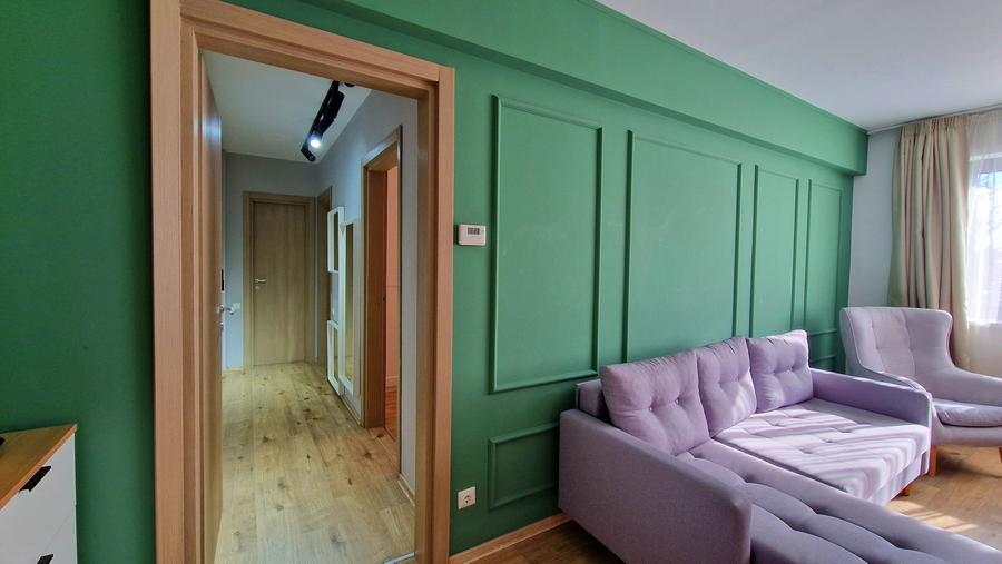 Apartament cu 3 camere decomandat, mobilat în Băneasa
