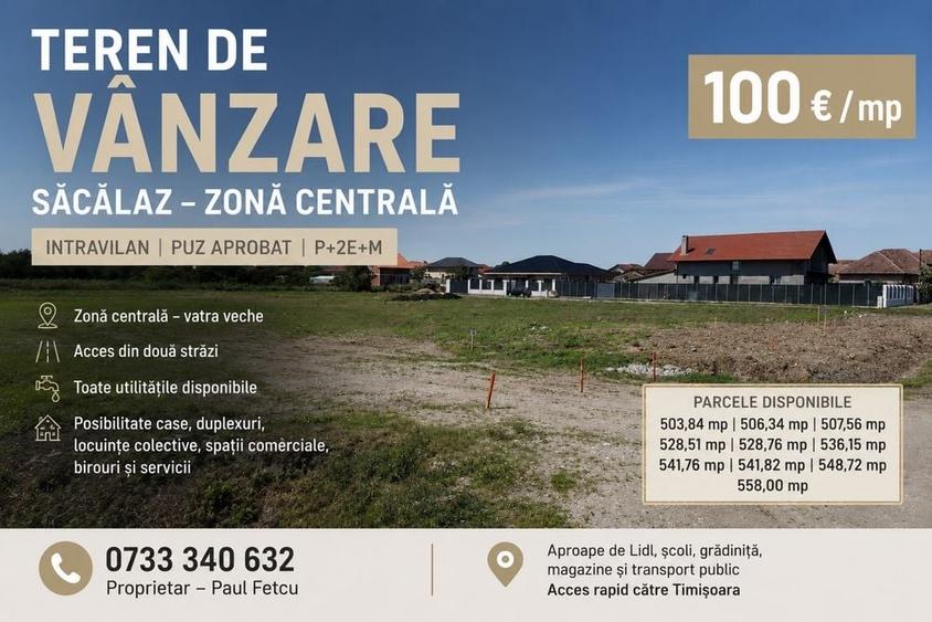 Spațiu comercial, în Săcălaz