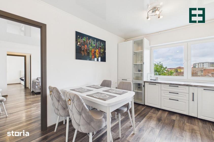 Apartament cu 2 camere semidecomandat, mobilat în Central