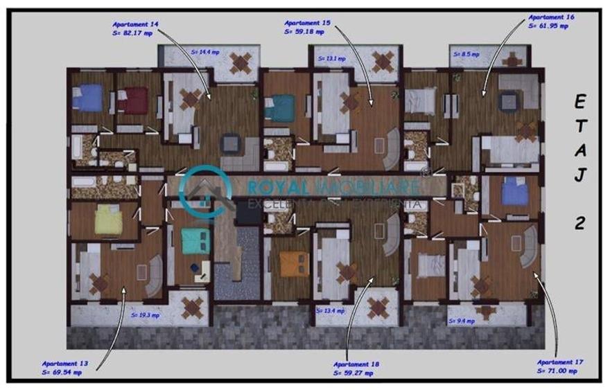 Apartament cu 2 camere decomandat în Albert