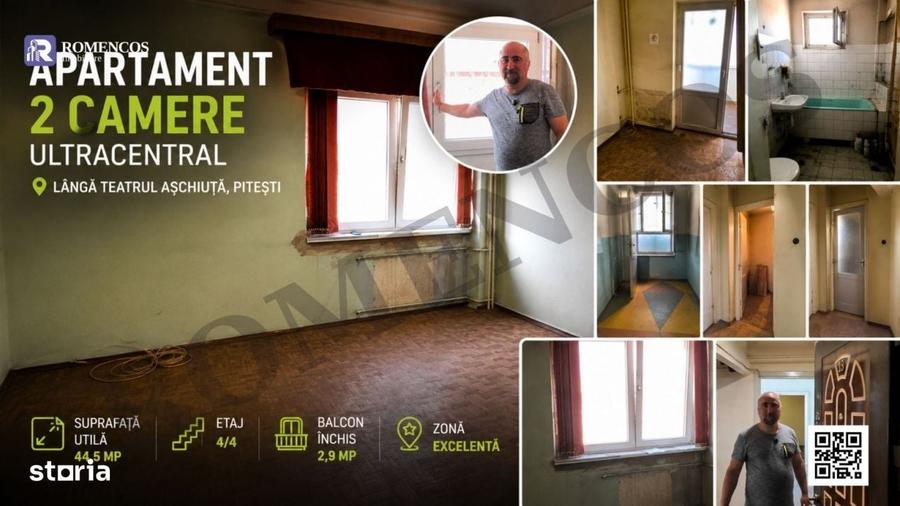 Apartament cu 2 camere în Ultracentral