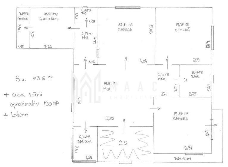 Spatiu birouri | 110MP | Parcare | Curte | Calea Dumbravii - 2