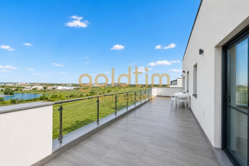 Apartament cu 3 camere semidecomandat, mobilat în Pipera